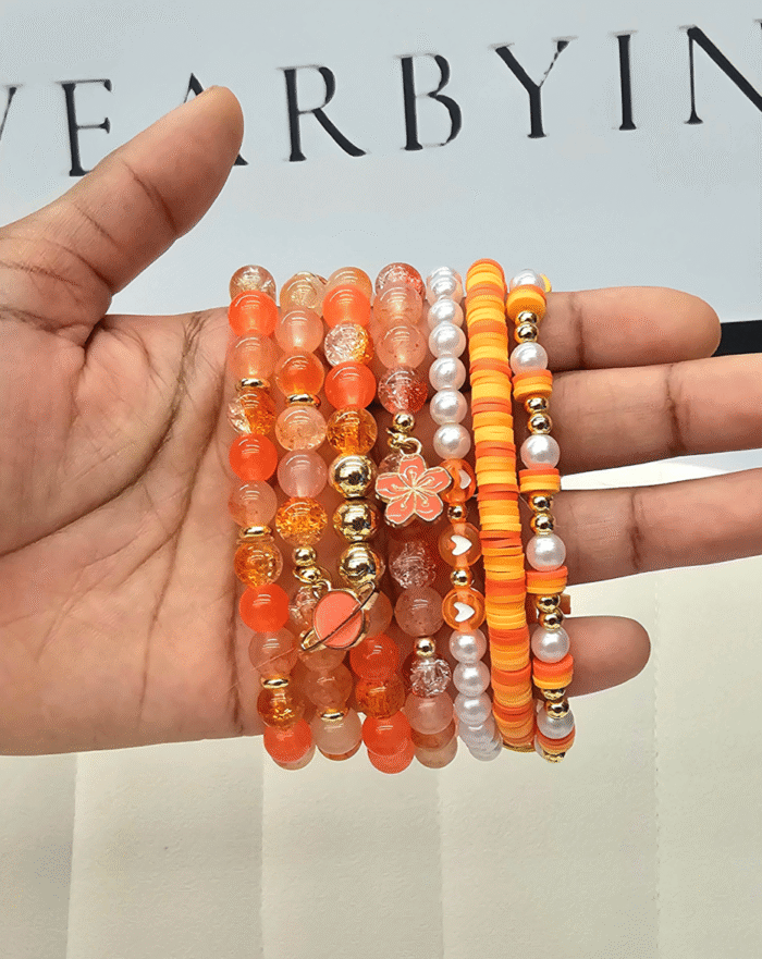 Glass Beads Chic Bracelet – Stylish & Handmade Accessory - Image 2