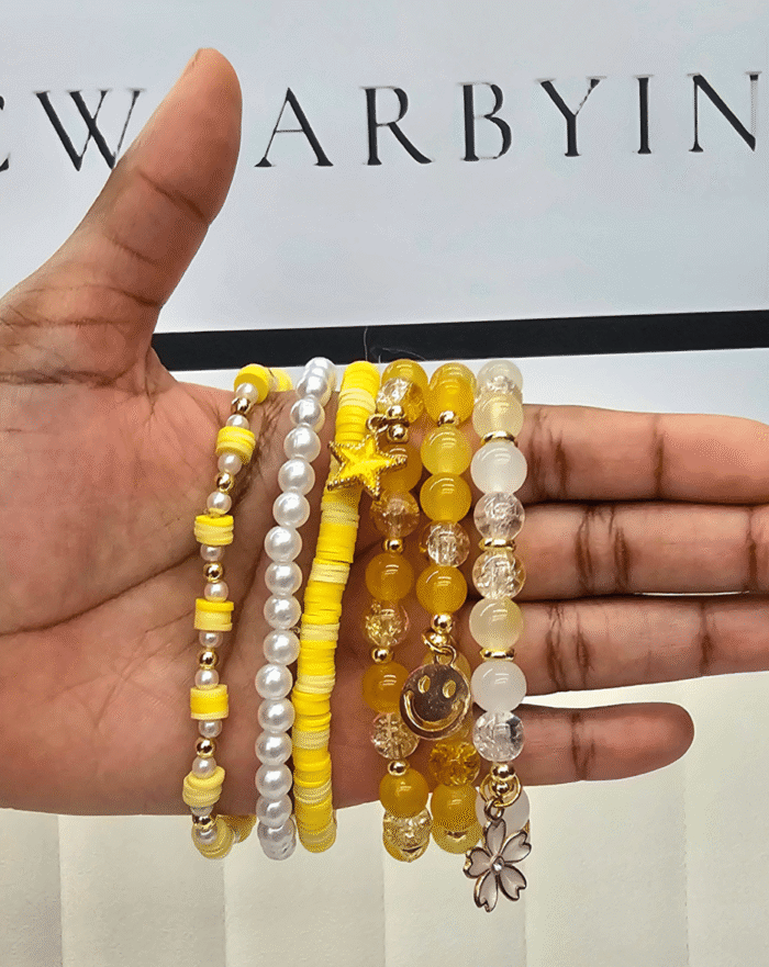 Glass Beads Chic Bracelet – Stylish & Handmade Accessory - Image 3