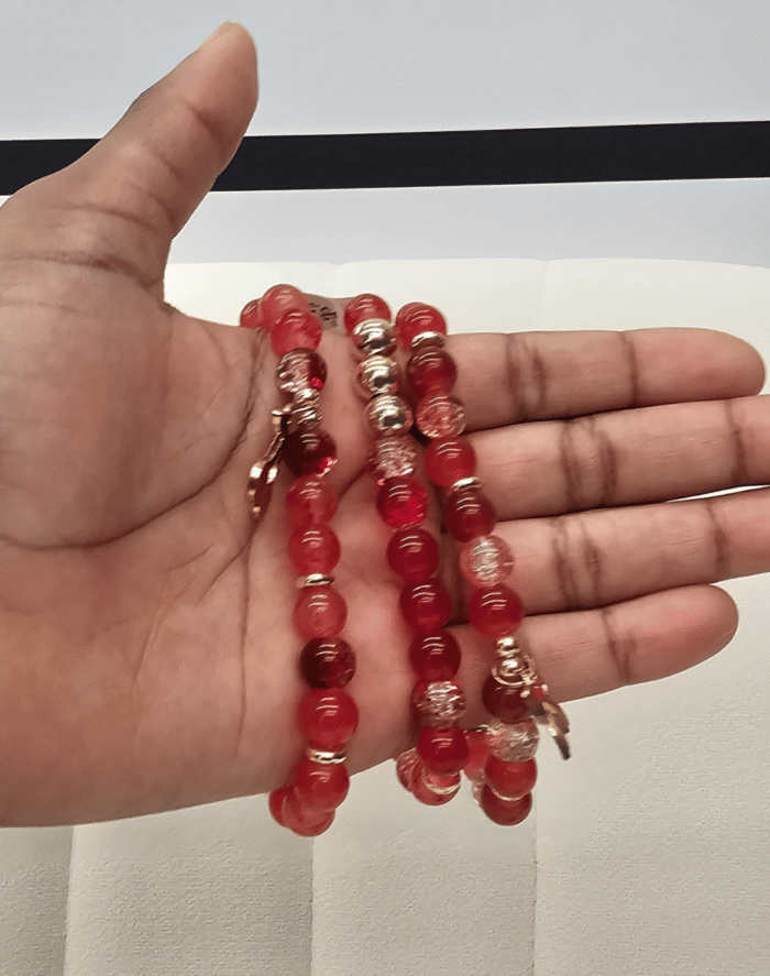 Glass Beads Chic Bracelet – Stylish & Handmade Accessory - Image 4