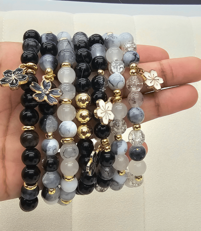 Glass Beads Chic Bracelet – Stylish & Handmade Accessory - Image 5